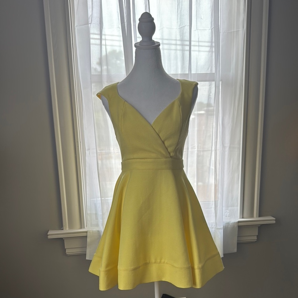 Yellow Mini Dress